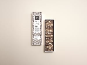 Biscuit sablé reconstitué avec chocolat lait et chocolat noir, amande et noisette torréfié et salé - 170g