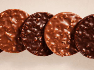 Palet de chocolat lait et noir avec éclats d'amandes - 170g