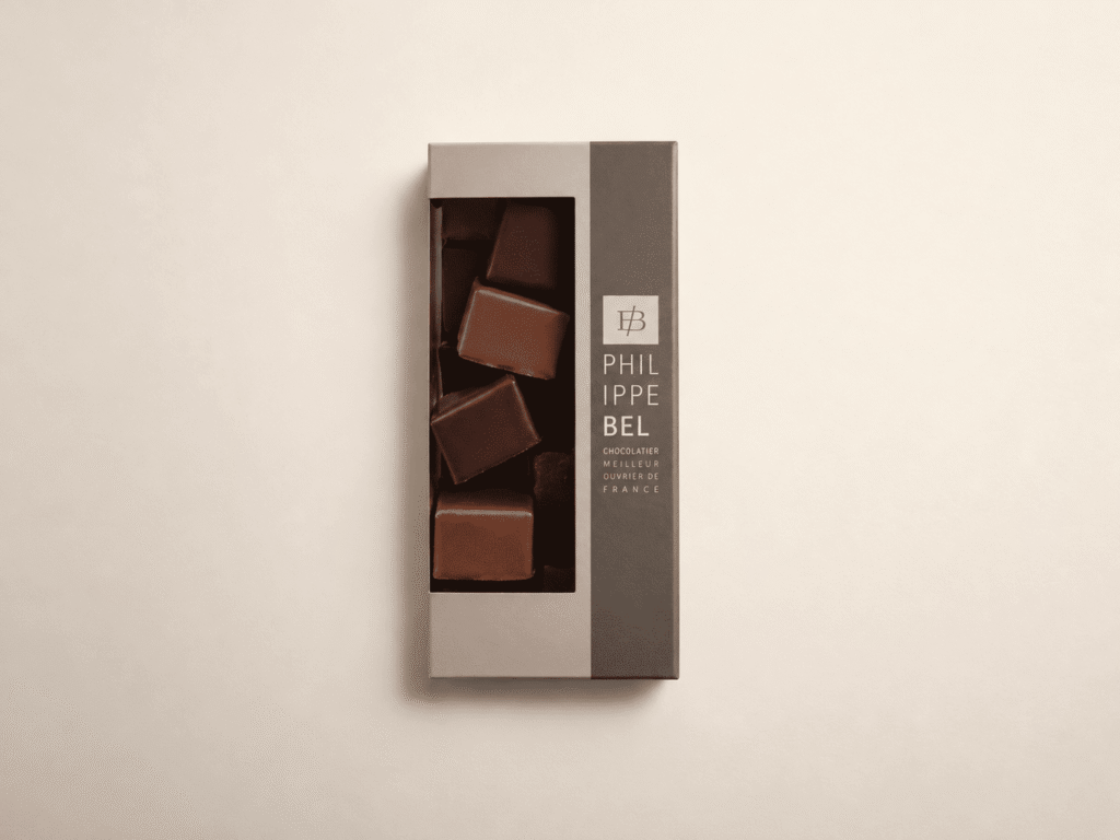 Guimauve à la vanille enrobées de chocolat au lait et noir - 220g