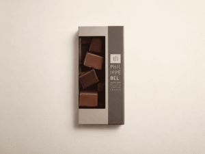 Guimauve à la vanille enrobées de chocolat au lait et noir - 220g