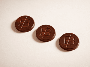 Palet de chocolat noir avec insert de vanille de Madagascar semi-liquide - 190g