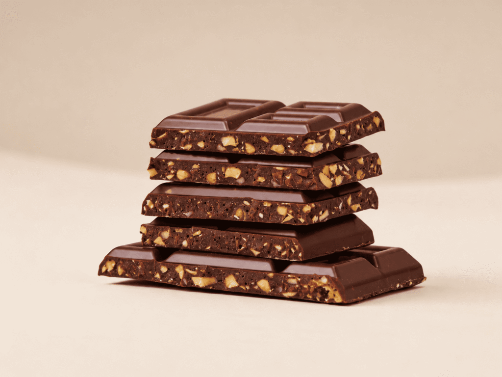Tablette chocolat noir mendiant - 100g