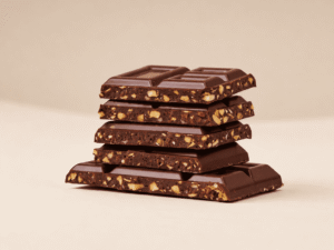 Tablette chocolat noir mendiant - 100g