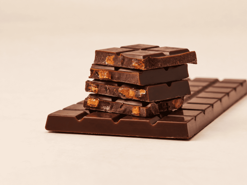 Tablette de chocolat noir orange - 100g